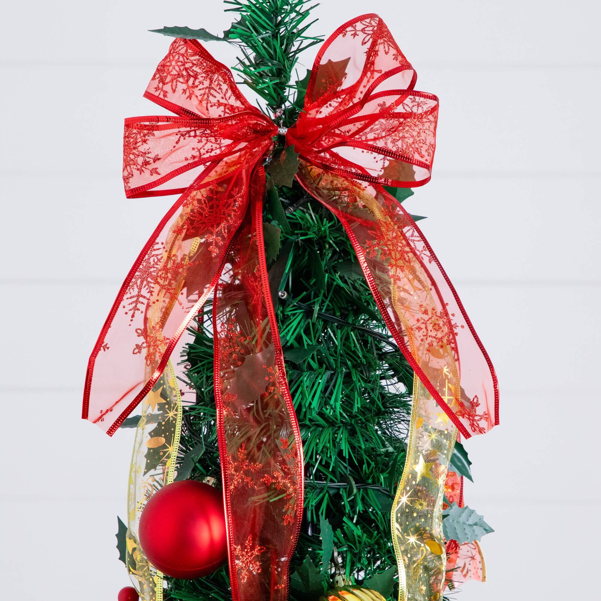 6ft. Pre-Lit Pop-Up Green Artificial Christmas Tree, Warm White LED Lights